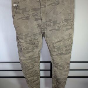 Men's Camo Utility Pants - Beige